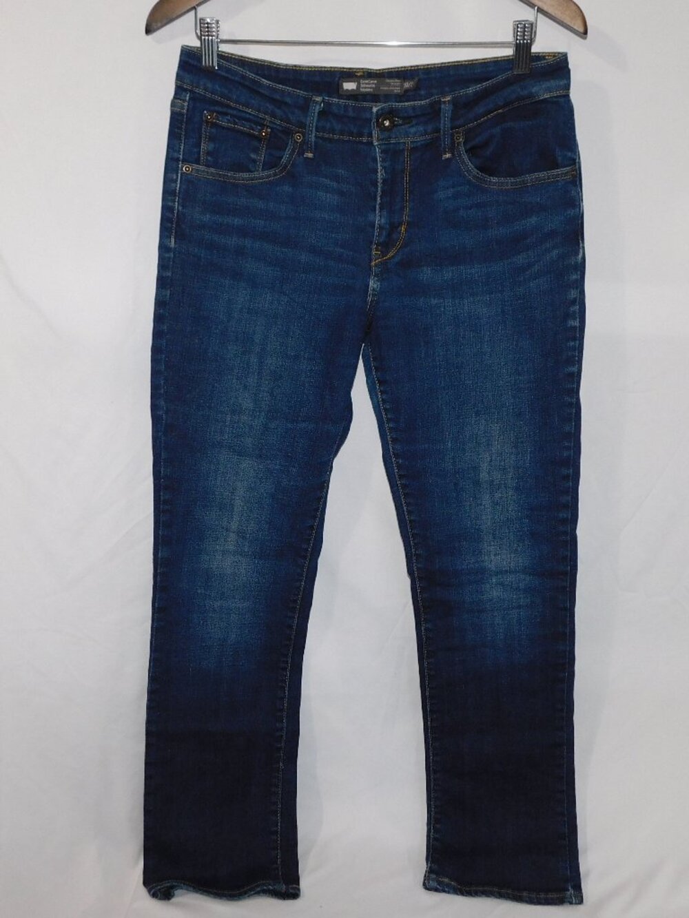 Levis Demi curve Classic Rise Straight Dark blue Jeans Womens 10 / 30